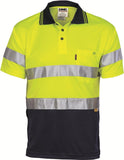 DNC Hivis D/N Cool Breathe Polo Shirt With 3M 8906 R/Tape - Short Sleeve (3911)