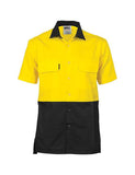 HiVis 3 Way Cool-Breeze Cotton Shirt - Short Sleeve (3937)