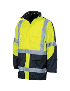 DNC Hivis Cross Back Two Tone D/N “6 In 1” Contrast Jacket (Outer Jacket And Inner Vest Can Be Sold Separately) (3998)