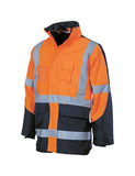 DNC Hivis Cross Back Two Tone D/N “6 In 1” Contrast Jacket (Outer Jacket And Inner Vest Can Be Sold Separately) (3998)