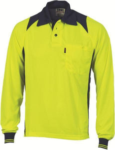 DNC Cool Breathe Action Polo Shirt - Long Sleeve (3894)