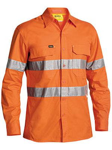 Bisley 3M Taped Hi Vis X Airflow Riptop Shirt Long Sleeve (BS6416T)