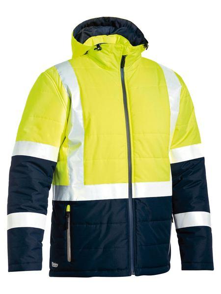 Bisley Taped Hi Vis Puffer Jacket (BJ6929HT)