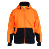 Bisley Hi Vis Zip Front Fleece Hoodie (BK6819)