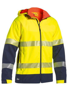 Bisley Taped Hi Vis Ripstop Bonded Fleece Jacket  (BJ6934T)