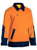 Bisley Hi Vis Drill Jacket with Liquid Repellent Finish (BJ6917)