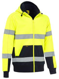 Bisley Taped Hi Vis Zip Fleece Hoodie with Sherpa Lining (BK6988T)