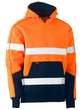 Bisley Taped Two Tone Fleece Hoodie Pullover (BK6619T)