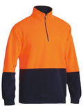 Bisley Hi-Vis Polar fleece Zip Pullover (BK6889)