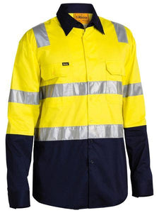 Bisley 3M Taped Hi Vis Cool Lightweight Shirt with Shoulder Tape (BS6432T)