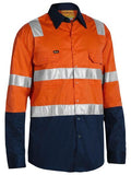 Bisley 3M Taped Hi Vis Cool Lightweight Shirt with Shoulder Tape (BS6432T)