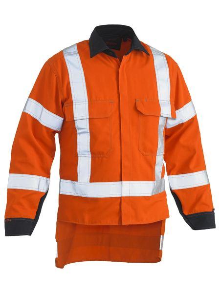 Bisley TenCate Tecasafe® Plus 700 X Taped Hi Vis TTMC FR Vented Shirt (BS8349XT)