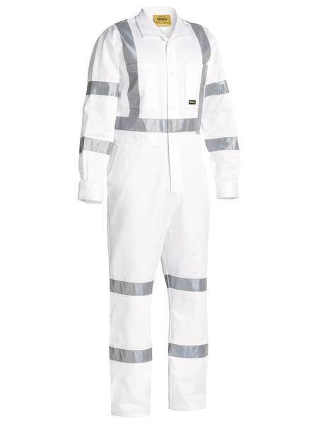 Bisley X Taped Biomotion Cotton Drill Coverall (BC6806T)