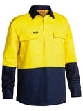 Bisley Hi Vis Closed Front Drill Shirt (BSC6267)