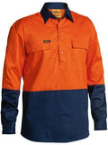 Bisley Hi Vis Closed Front Drill Shirt (BSC6267)