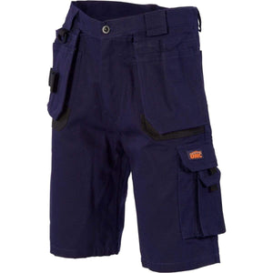 DNC Duratex Cotton Cargo Shorts - with Twin Holster Tool Pocket (3336)