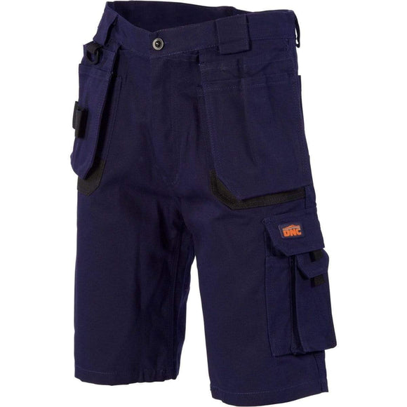 DNC Duratex Cotton Cargo Shorts - with Twin Holster Tool Pocket (3336)