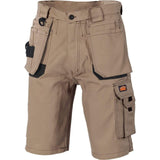 DNC Duratex Cotton Cargo Shorts - with Twin Holster Tool Pocket (3336)