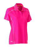 Bisley Women's Cool Mesh Polo with Reflective Piping (BKL1425)