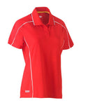 Bisley Women's Cool Mesh Polo with Reflective Piping (BKL1425)