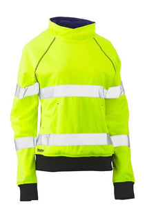 Bisley Women's Taped Hi Vis Fleece Jumper (BKL6818T)