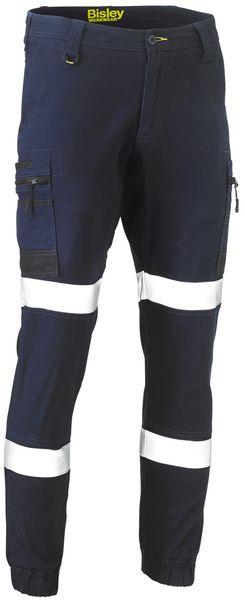 Bisley Flex and Move Taped Stretch Cargo Cuffed Pants (BPC6334T)