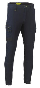 Bisley Flex and Move Stretch Denim Cargo Cuffed Pants (BPC6335)