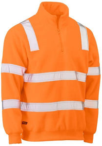 Bisley Taped Hi Vis Rail Polar Fleece Jumper (BK6816T)